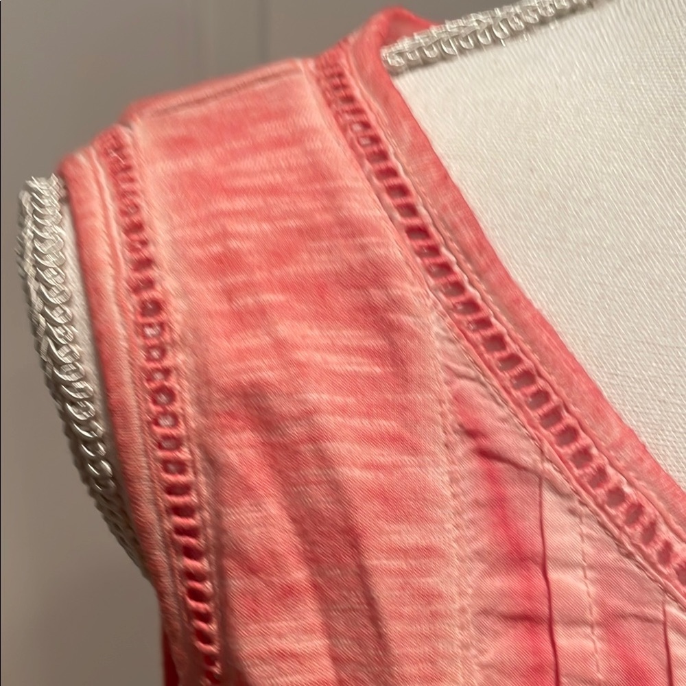 Soft Surroundings Pink Tank Top with Pintuck Details - Picture 4 of 10